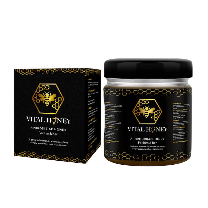 Miere Afrodisiac Pentru Potenta – Vital Honey 240 Gr