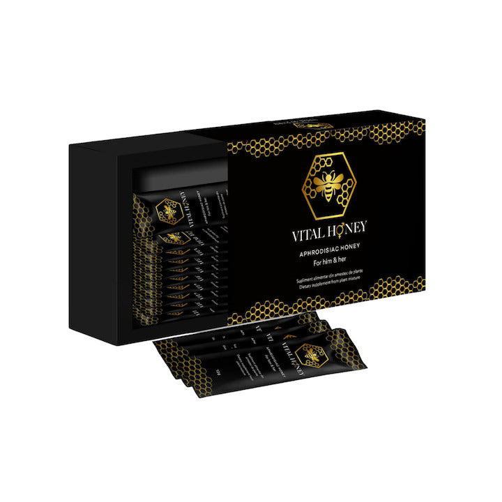 Miere Afrodisiac Pentru Potenta – Vital Honey 12 Plicuri X 12 Gr